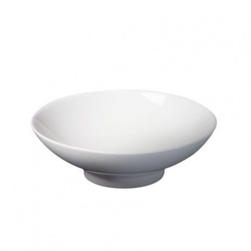 Cameo China - 9.75 in. Black Footed Coupe Bowl - 8 per box