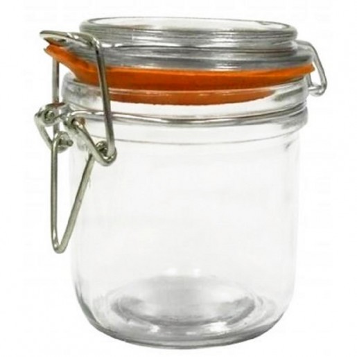Anchor Hocking - Anchor Hocking 9.4 oz. Mini hermes jar with clip - 12 per box