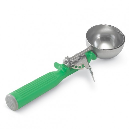 Vollrath - 2 2/3 oz. Disher with One-Piece Green Handle