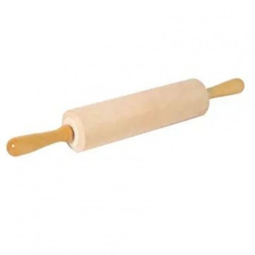 Atelier Du Chef - 14.5 in. Hard Wood Rolling Pin with Plastic Bearings