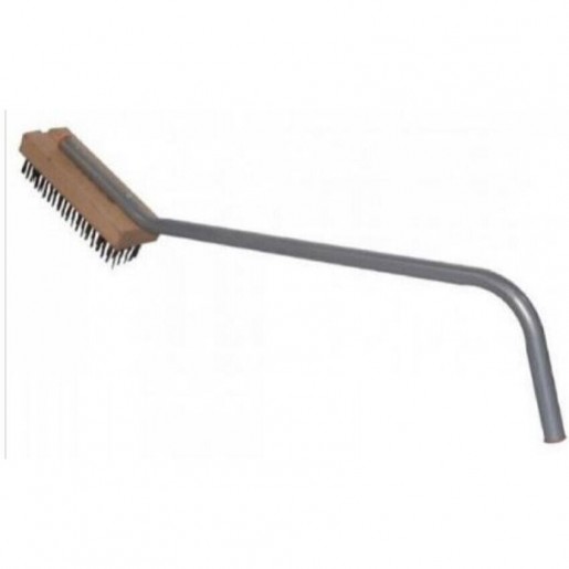 Prince Castle - 8 in. Heavy-Duty Steel Brush with 24 in. Handle