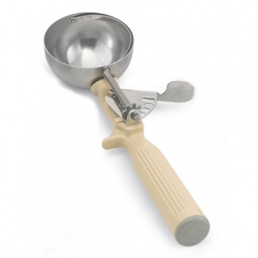 Vollrath - 3 1/4 oz. Disher with One-Piece Ivory Handle