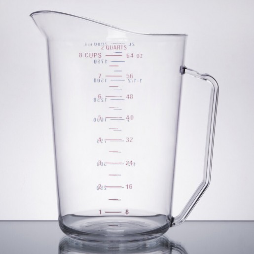 Cambro - Camwear 2 Qt. Clear Polycarbonate Measuring Cup