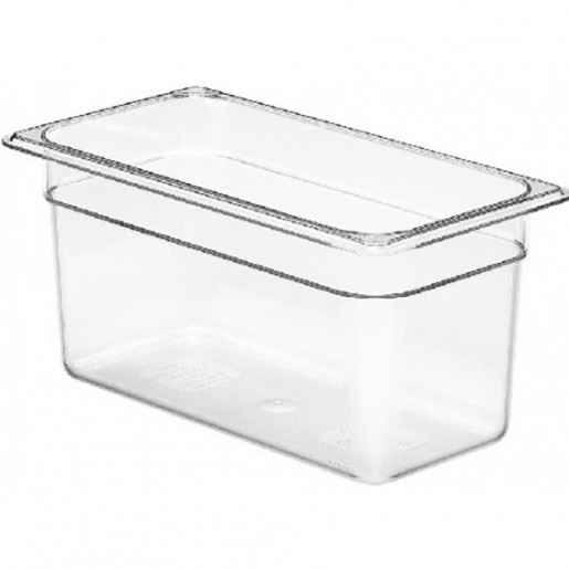 Cambro - Camwear 1/3 Size Clear Polycarbonate Food Pan - 6 in. Deep