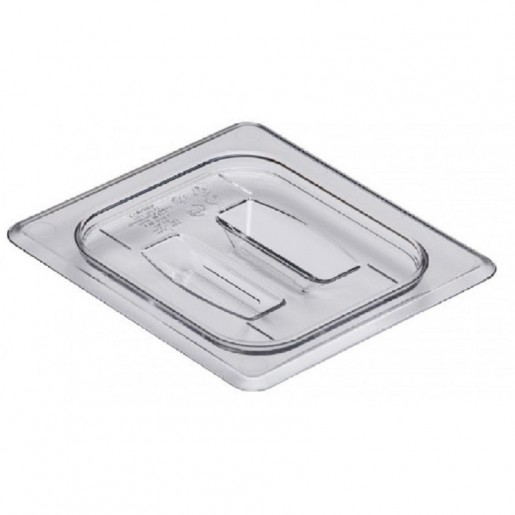 Cambro - Camwear 1/6 Size Clear Polycarbonate Lid with Handle for Food Pan
