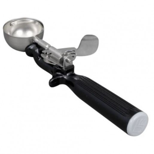 Vollrath - 1 oz. Disher with One-Piece Black Handle