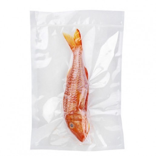 Orved - Channelled freezing and storing vacuum bags 6 in. x 12 in. for external usage - 100 units per pack