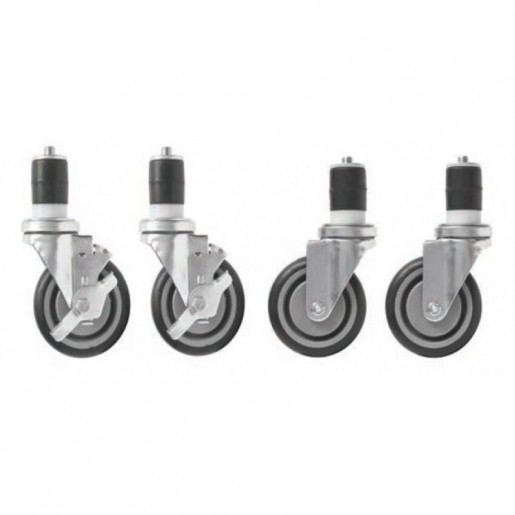 Thorinox - Set of 4 Casters (2 in.) with brake for Work Table