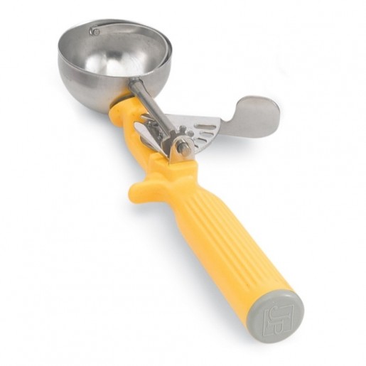 Vollrath - 1 5/8 oz. Disher with One-Piece Yellow Handle