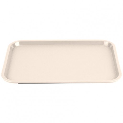 Vollrath - 12 in. X 16 in. Almond Polypropylene Fast Food Tray