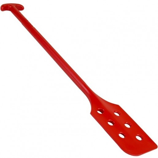 Remco - 40 in. Red Mixing Paddle with Holes