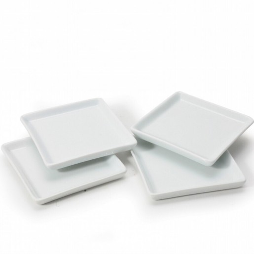 Danesco - Kit of 4 4½ in. Square Plate - 4 per box