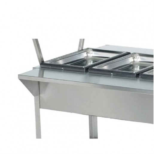 Vollrath - 46.5 in. Plate Rest for Vollrath ServeWell 3 Well / Pan