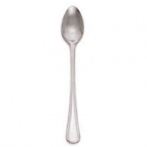 Browne - 7.5 in. Céline 18/0 Stainless Steel Iced Oval Soup Spoon - 12 per box