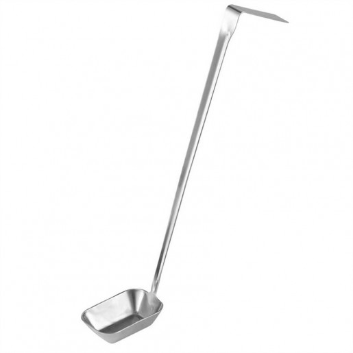 Server - 1 oz. Ladle with 10 in. Handle for Slim Jar
