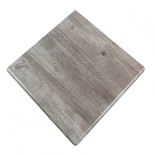 Bum Contract - Werzalit Classic 24 in. Ponderosa Grey Square Table Top