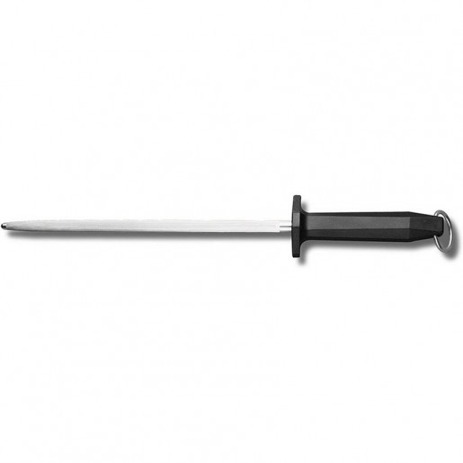 Mercer Culinary - 10 in. Knife Sharpening Steel with Black Plastic Handle