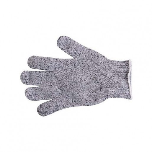 Mercer Culinary - Gray Anti-Cut Glove with White Cuff - MercerMax - Large