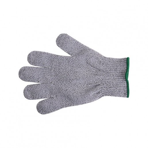 Mercer Culinary - Gray Anti-Cut Glove with Green Cuff - MercerMax - Medium