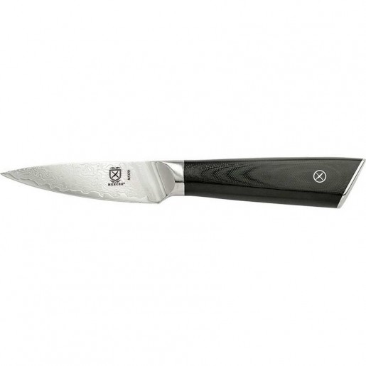 Mercer Culinary - Damascus 3.5 in. Pairing Knife with Ergonomic G10 Handle