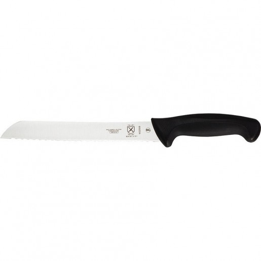 Mercer Culinary - Millennia 8 in. Wavy Edge Serrated Bread Knife with Black Handle