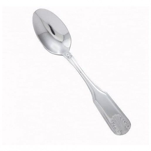 Winco - Toulouse 6 3/8 in. 18/0 Stainless Steel Teaspoon - 12 per box