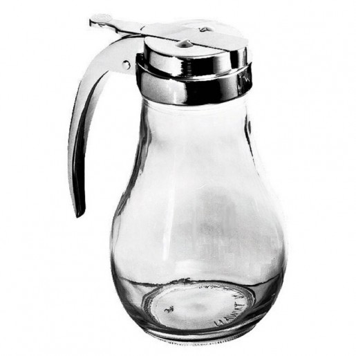 Atelier Du Chef - 6 oz. Glass Jar Syrup Dispenser