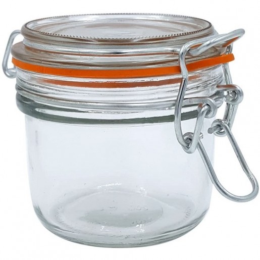 Anchor Hocking - 5 oz. Mini hermes jar with clip