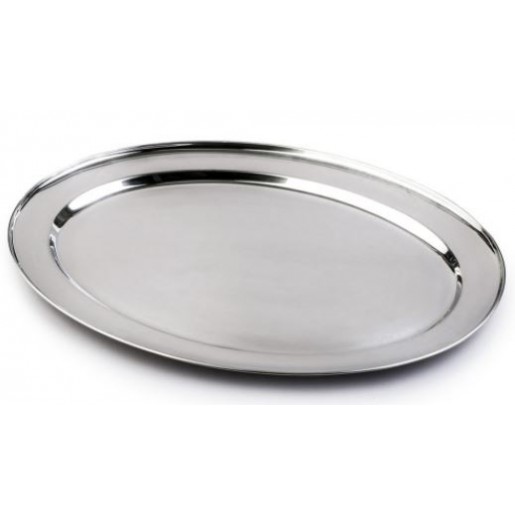 Atelier Du Chef - 15¾ in. X 10¼ in. Stainless Steel Oval Tray