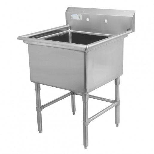 Thorinox - 24 in. X 24 in. X 14 in. Stainless Steel One Compartment Sink