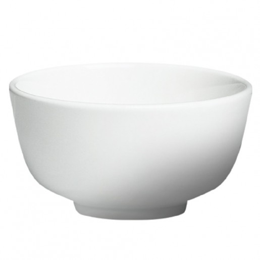 Cameo China - Imperial White 11 oz. (4 3/8 in.) Contemporary Rice Bowl - 48 per box