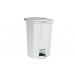 Rubbermaid - 23 Gallon White Step-On Trash Can