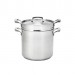 Browne - Thermalloy 16 Qt. Stainless Steel Double Boiler with Lid