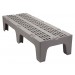 Cambro - 36 in. X 21 in. X 12 in. Slotted Top Grey Dunnage Rack