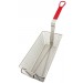 Atelier Du Chef - Rectangular Fry Basket with Red PVC Handle