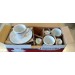 Orly Cuisine - 3 oz. Espresso Cup and Saucer with Black Line - 6 per box