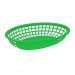 Atelier Du Chef - 9-3/8 in. Green Plastic Oval Basket