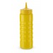 Vollrath - Traex 24 oz. Yellow Single Tip Ridged Wide Mouth Squeeze Bottle