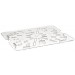 Cambro - Camwear 1/2 Size Clear Polycarbonate Food Pan Drain Tray