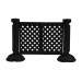 Grosfillex - 2-Panel Section of Portable Fencing - Black