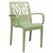 Grosfillex - Vegetal Sage Green Armchair
