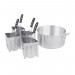 Vollrath - 14 in. Wear-Ever Pasta and Vegetable Cooker Set with 4 Baskets
