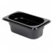 Cambro - 2.5 in. Deep Black 1/9 Size Polycarbonate Food Pan - 6 per box