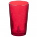 Cambro - 8 oz. Red water glass - 36 per box