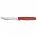 Victorinox - 4½ in. Serrated Round Blade Steak Knife with Red Handle