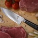 Mercer Culinary - Damascus 8 in. Hunter Style Chef's Knife with Ergonomic G10 Handle