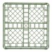 Vollrath - Open dishwasher rack light green 1/1